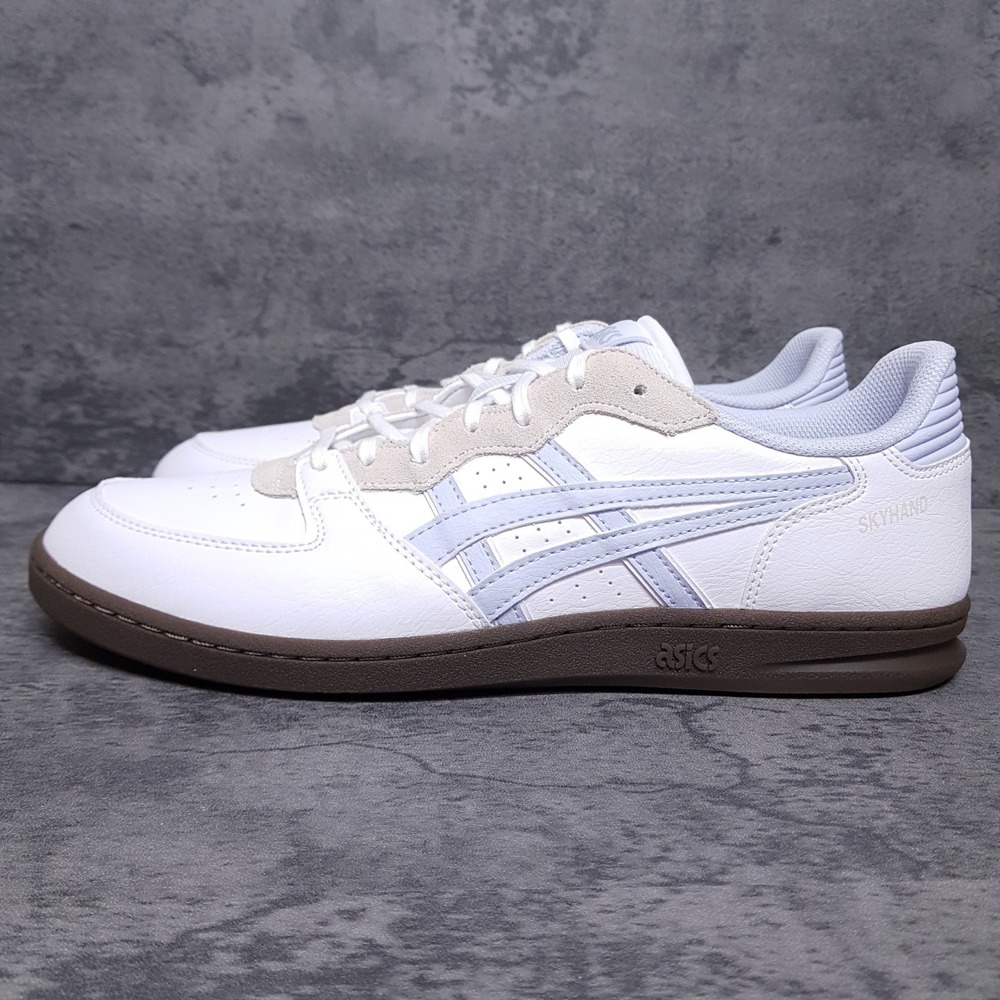 ASICS Skyhand Og Casual Shoes Mens 11.5 Womens 13 White Blue Fade 1203A451-103